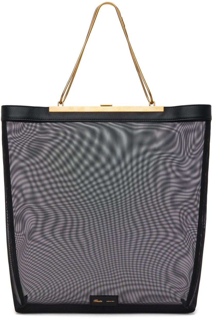 Tote bag Khaite The Augusta Chain Tote Crna | H1030-4104