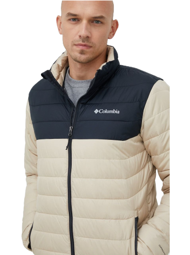 Pernata jakna Columbia Jacket Powder béžová barva, Bež | 1698001