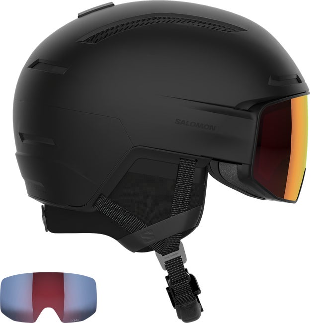 Sportska oprema Salomon Driver Prime Sigma Plus Ski and Snowboard Helmet with Sigma Photochromic Visor Crna | L47010900