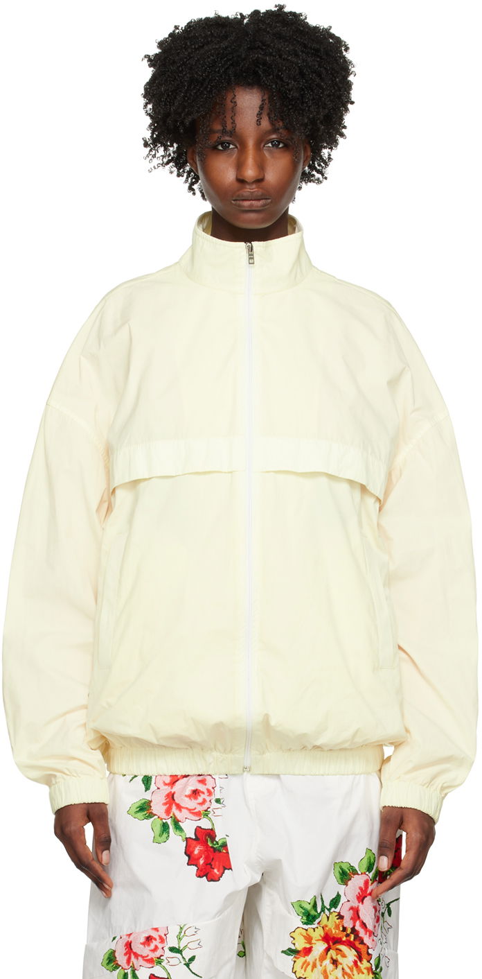 Vjetrovka We11done We11done Stand Collar Windbreaker Jacket Žuta | WD-JP1-23-256-U-YE