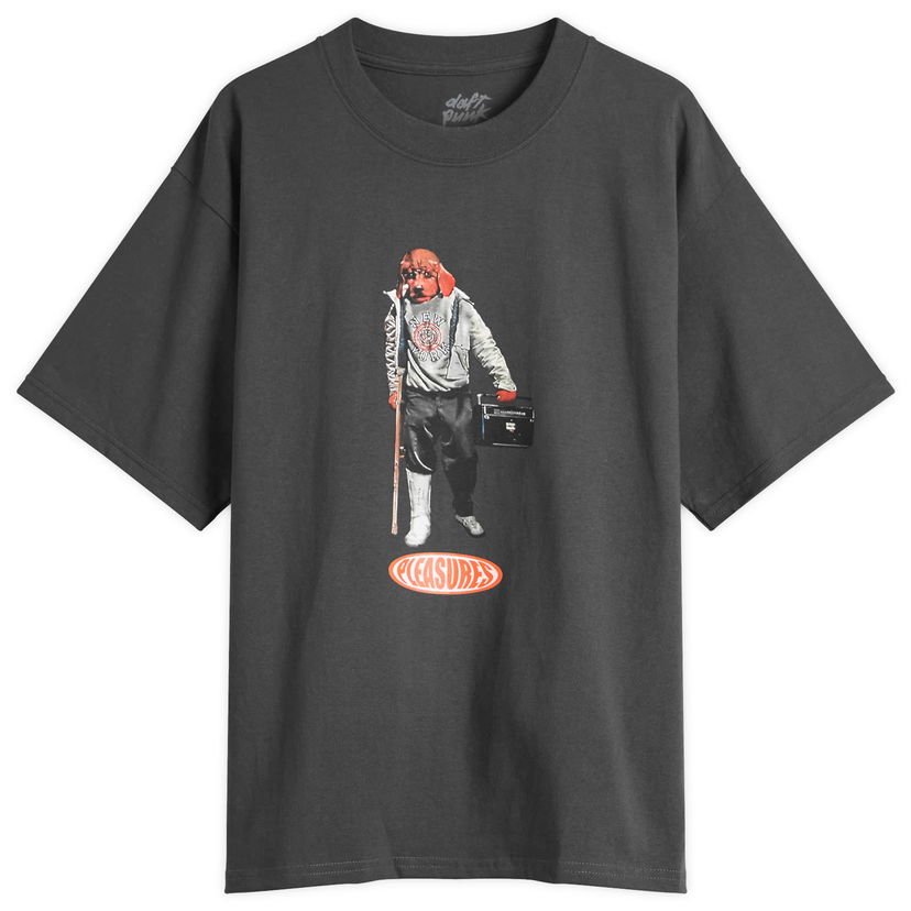Majica kratkih rukava Pleasures Pleasures Da Funk T-Shirt, Size Small Siva | P25DP019-BLK