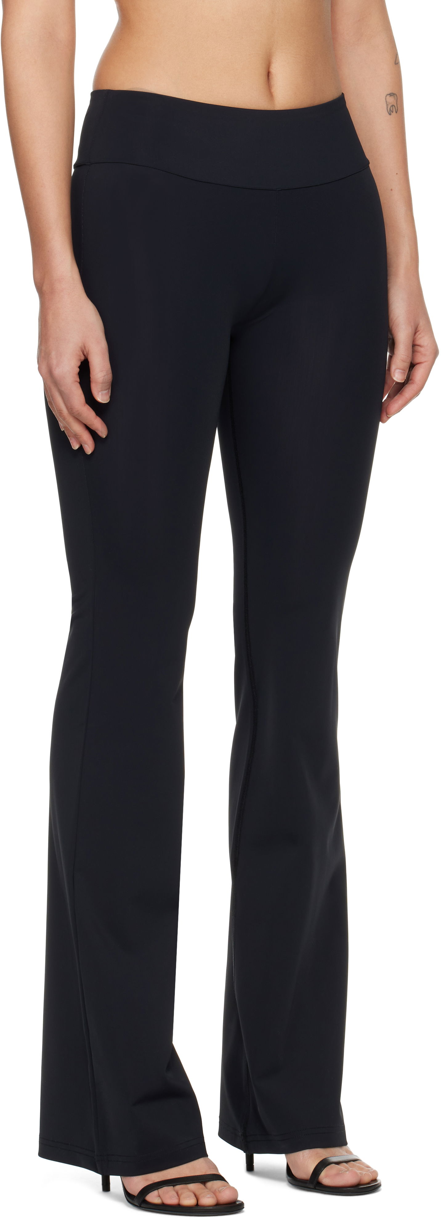 Hlače Courrèges Courrèges Scuba Jersey Trousers Crna | 125JPA297PA0043, 1