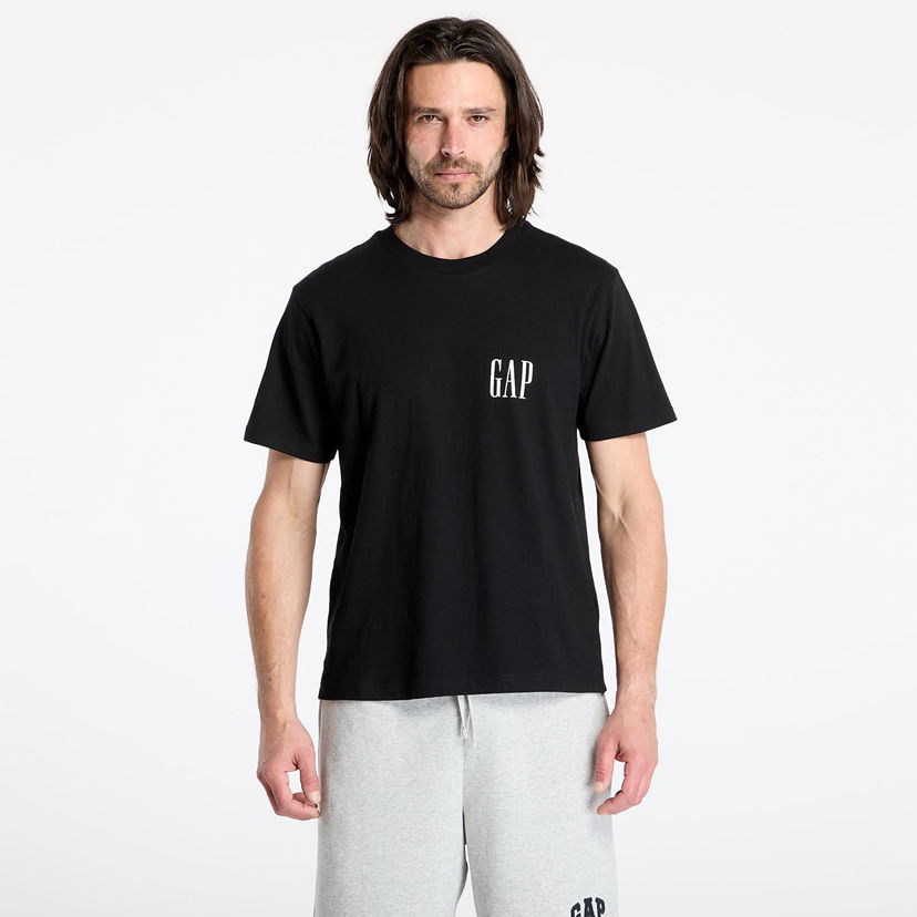 Majica kratkih rukava GAP Men's 90S Logo T-Shirt Crna | 729123-01
