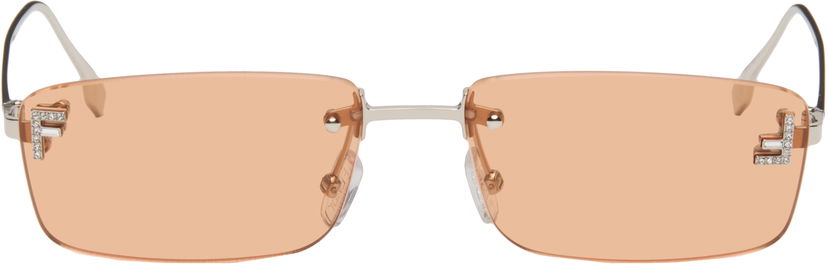 Sunčane naočale FENDI Fendi 'Fendi First' Crystal Sunglasses Narančasta | FE4172USW5416J 192337228865