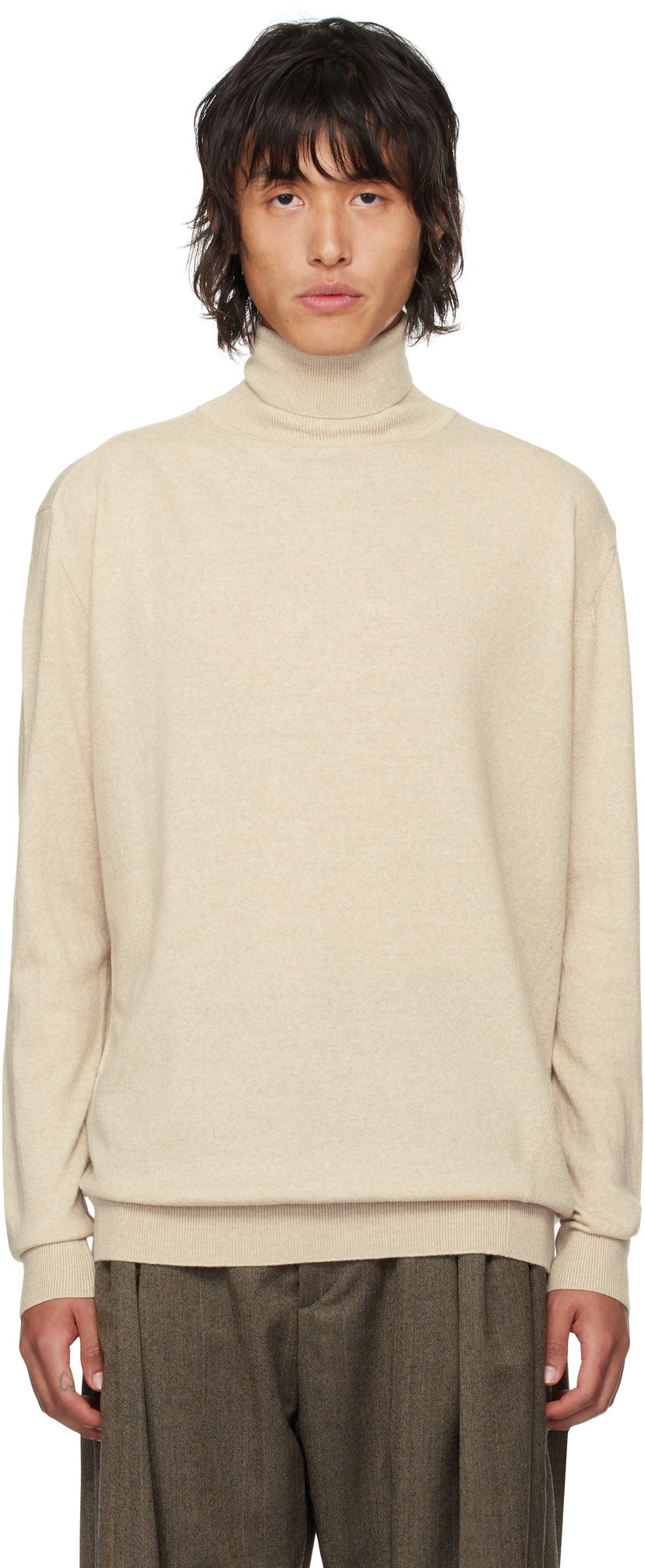 Džemper HED MAYNER Turtleneck Sweater Bež | HMMZ75057A-HZ610