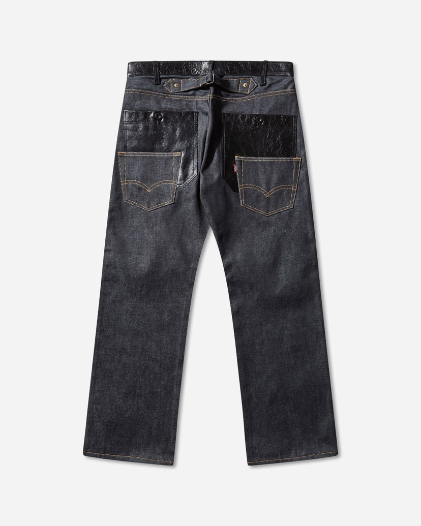 Jeans Junya Watanabe Contrast Trim Trousers Plava | WP-P201-W25 1