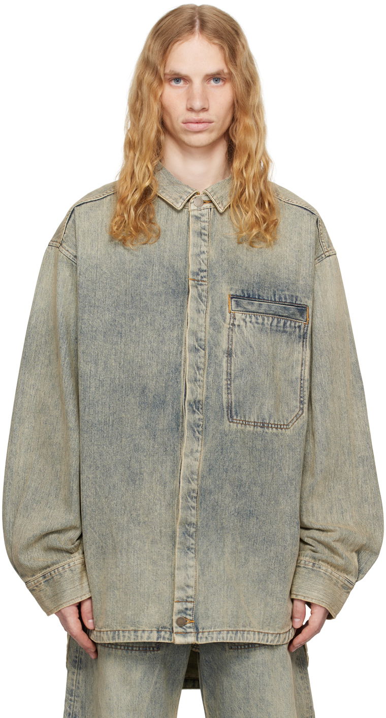 Košulja Entire Studios Denim Shirt Plava | ES2564SW