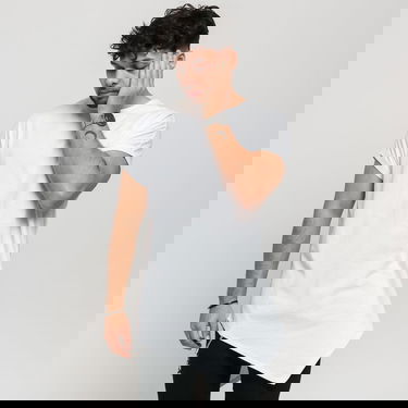 Majica kratkih rukava Urban Classics Asymetric Long Tee Bijela | tb1227 white, 0