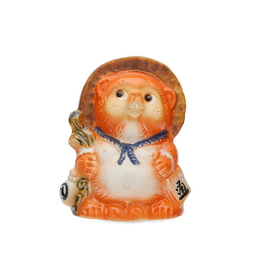 Home decor BEAMS BEAMS JAPAN Fortune Raccoon Dog Figurine Narančasta | 5678-0248-067-45