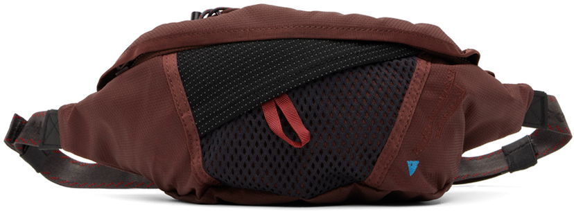 Torba oko struka Klättermusen Eldner 2.0 Mesh Pocket Belt Bag Tamnocrvena | 40423U01