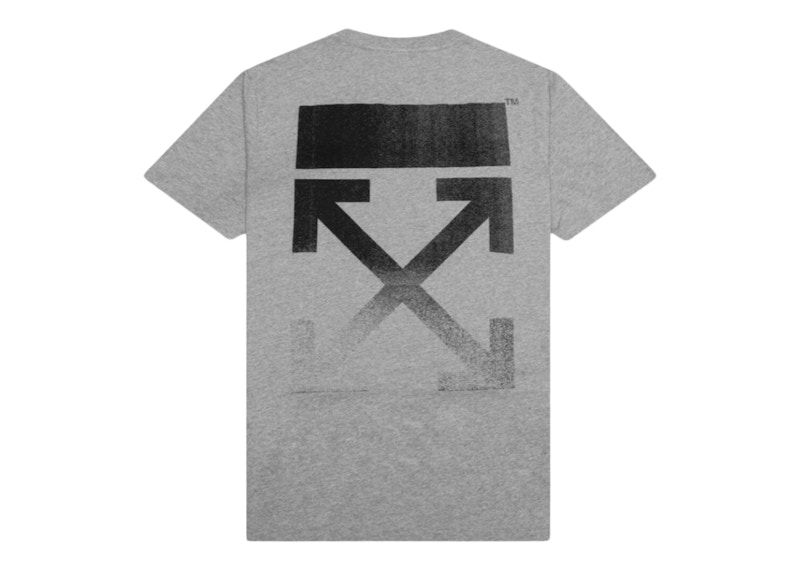 Majica kratkih rukava Off-White Slim Fit Arrows T-Shirt Siva | OMAA027F21JER0050810