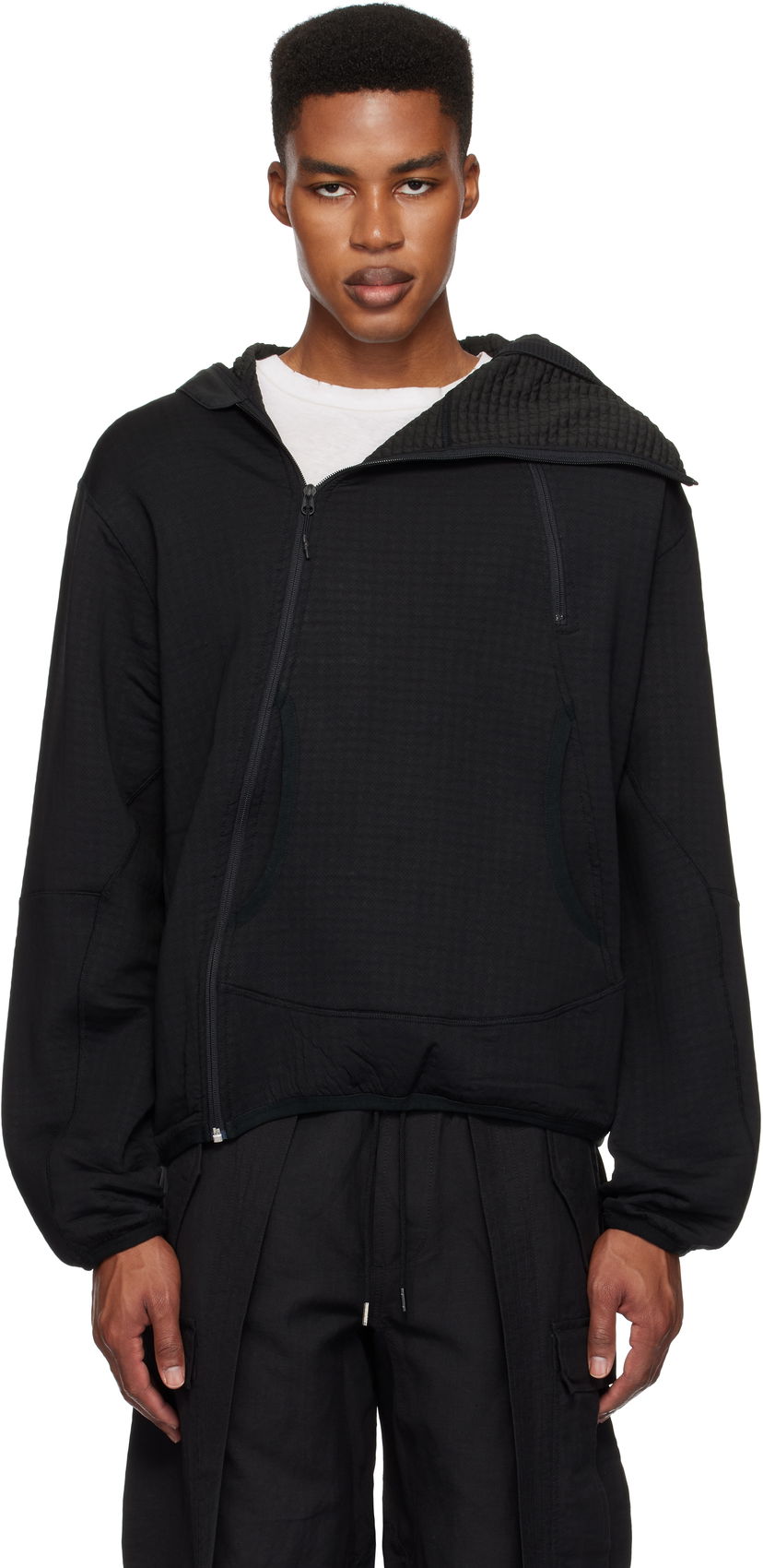 Dukserice Maharishi Polartec Air Shinobi Hooded Crna | 5277