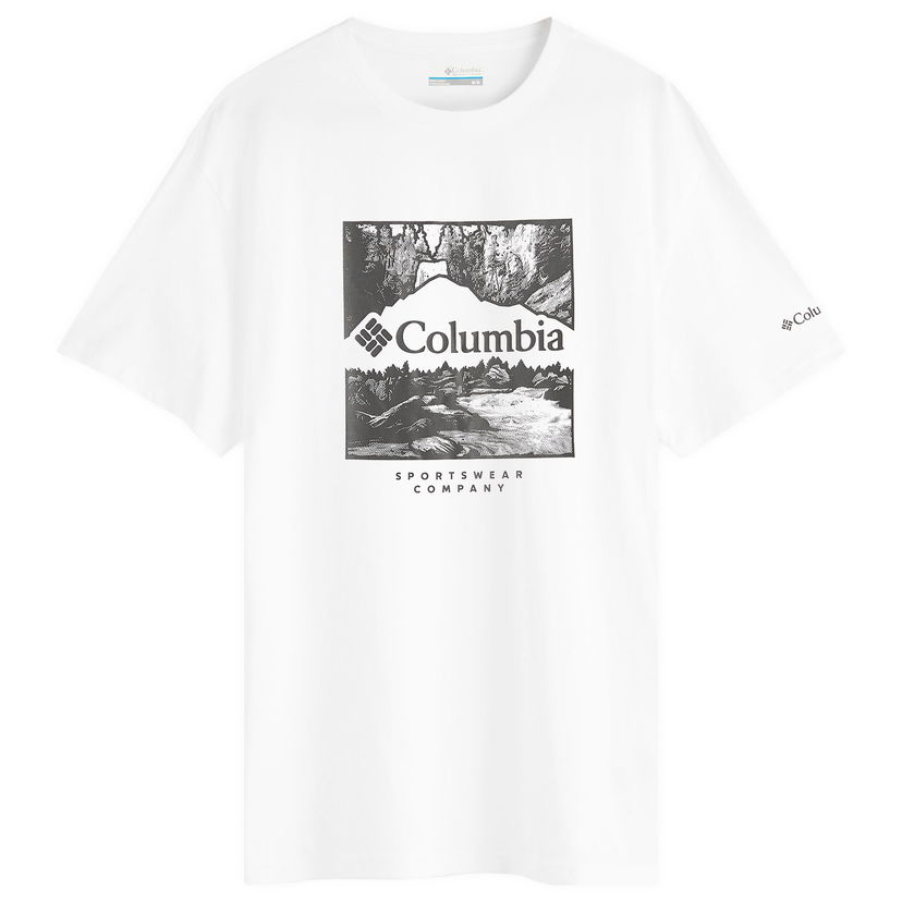 Majica kratkih rukava Columbia CSC™ Seasonal Logo Graphic T-Shirt, Size Small Bijela | 1991036-109