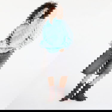 Jakna adidas Originals adidas Originals Satin Firebird Ruffle Track Jacket Plava | KC8811, 4