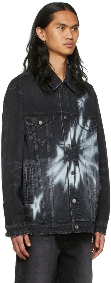 Jakna We11done We11done Graphic Print Denim Jacket Crna | WD-DJ1-22-356-U-WB, 1