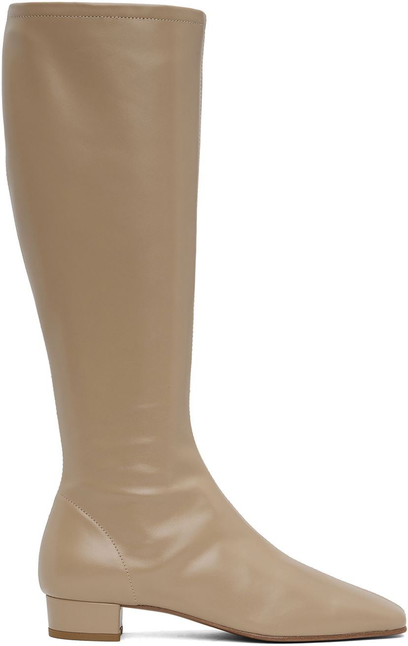 Odjeća BY FAR BY FAR Edie Tall Boots Bež | 23PFEDITPNAP
