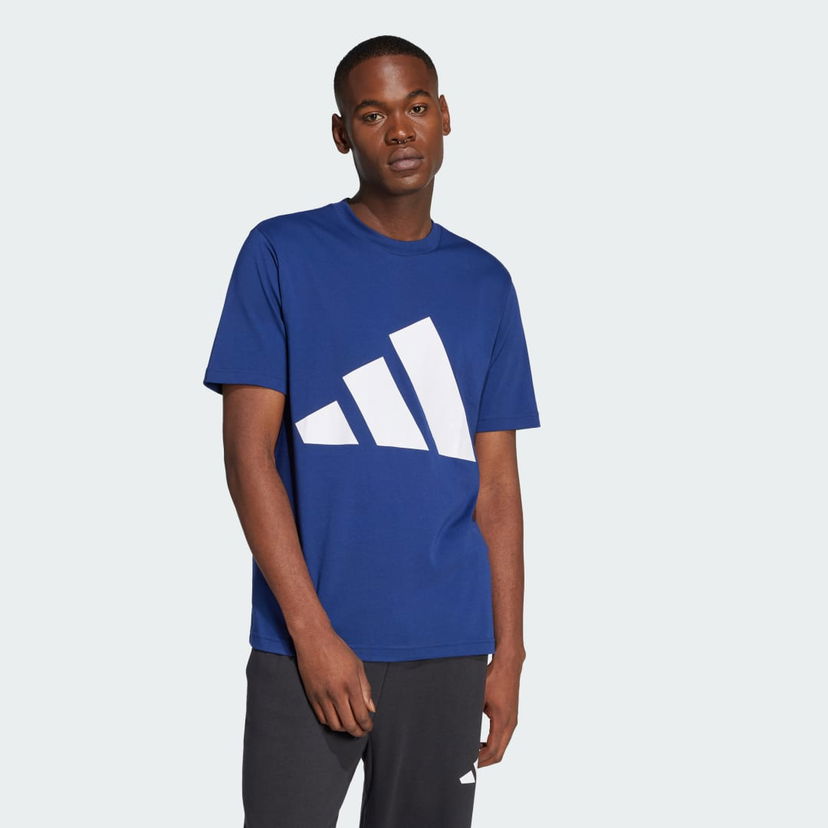 Majica kratkih rukava adidas Performance Essentials Big Logo T-Shirt Plava | JE8940
