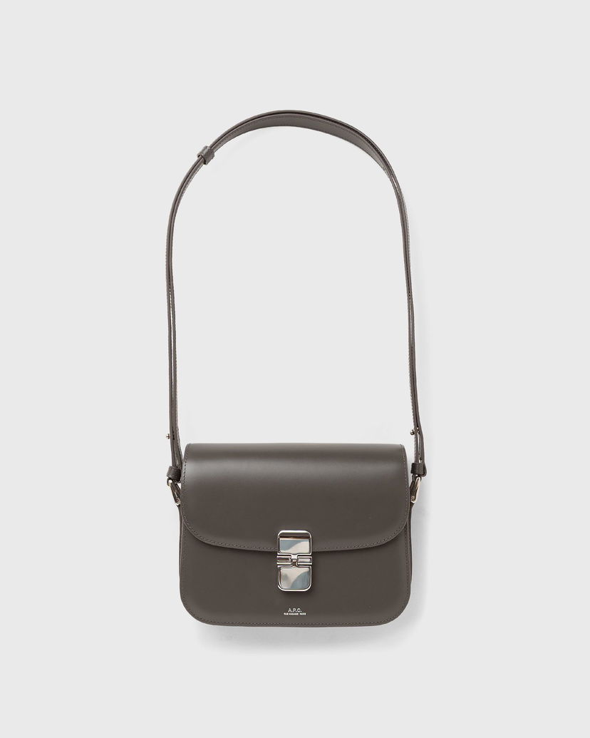 Torba za rame A.P.C. Grace Small Shoulder Bag Siva | PXBVN-F61413-LAM