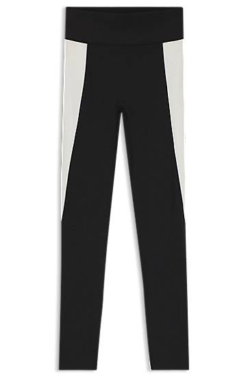 Tajice BOSS Performance-Stretch Interlock Active Leggings Crna | 50544178