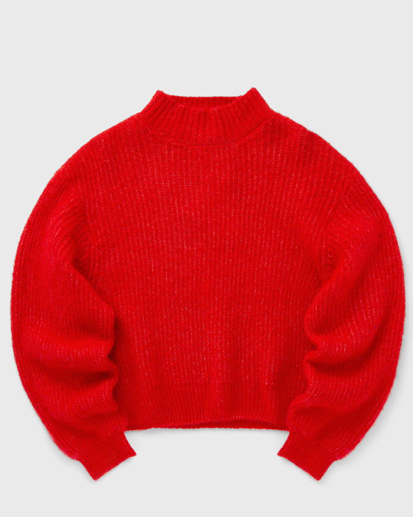 Džemper American Vintage EAST Crewneck Pullover Sweater Crvena | EAST18QH24-PIMENT-CHINE