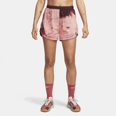 Kratke hlače Nike Dri-FIT Repel Women's Mid-Rise 3" Brief-Lined Trail Running Shorts with Pockets Crvena | DX1021-850, 0