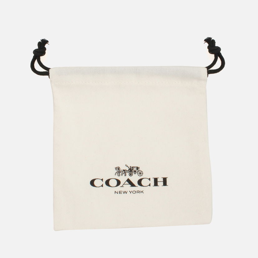 Tote bag Coach Quilted Logo Huggie Earrings Bijela | 37341903GLD230