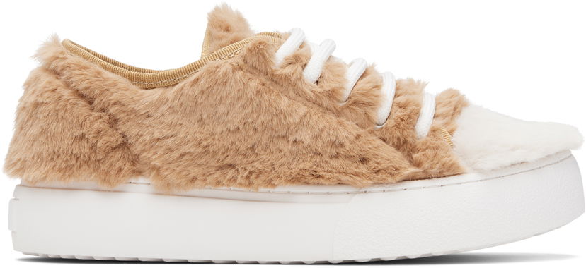 Tenisice i cipele Marni Marni Kids Faux-Fur Bež | 82034