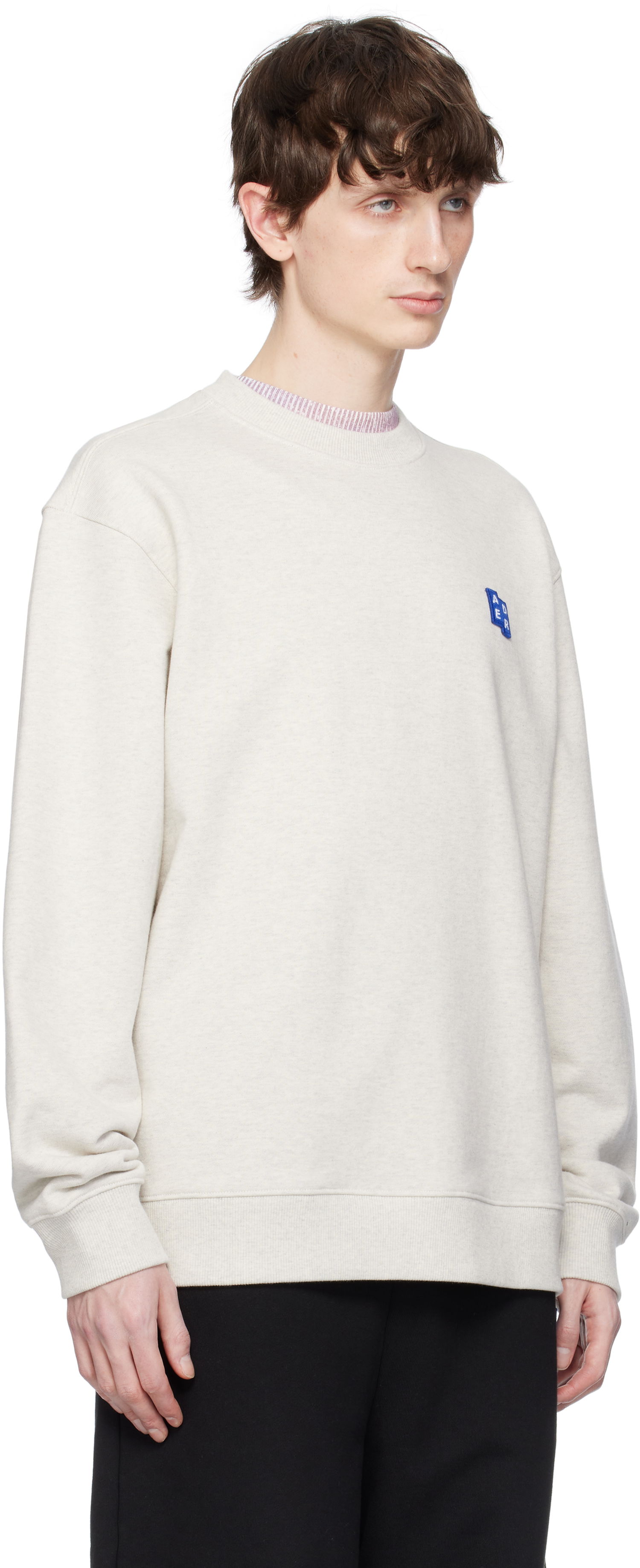 Džemper ADER ERROR ADER error Sig; TRS Tag 01 Sweatshirt Bež | BO42FYSW0101OT, 1