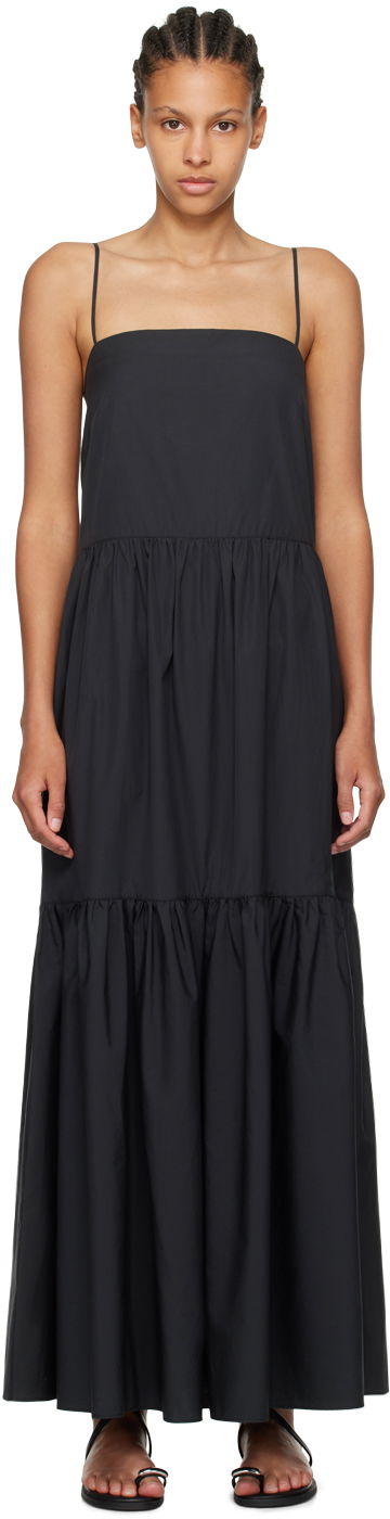 Haljina rag & bone Saige Maxi Dress Crna | WAW24P30104610