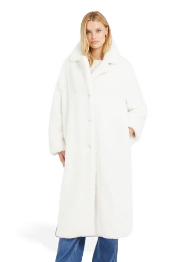 Kaputi GUESS Faux Fur Bijela | W3BL86WF2C2