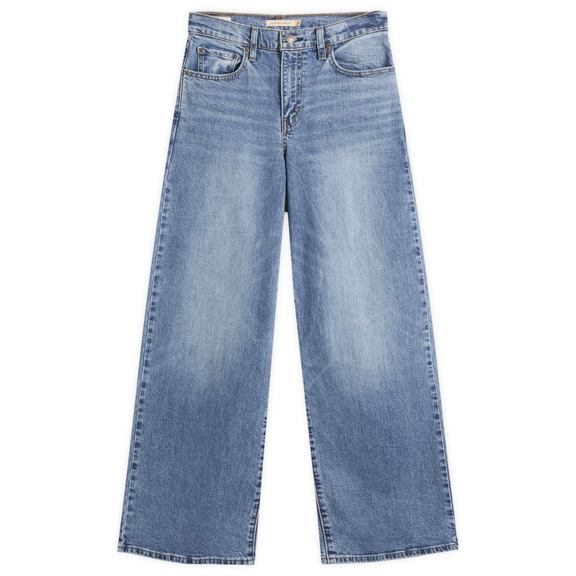 Jeans Levi's 728 High Rise Wide Leg Jeans 28" Plava | 0039B-0002