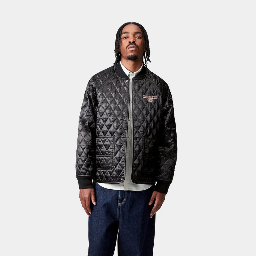 Jakna Carhartt WIP Quilted Liner Jacket Crna | I035146_4