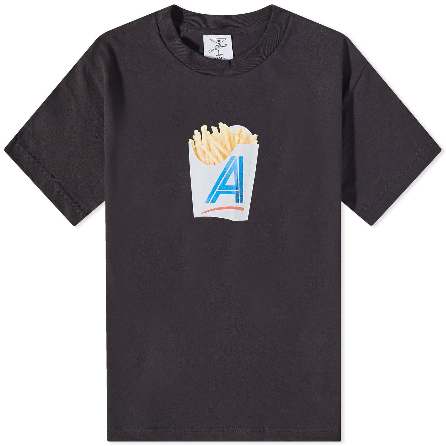 Majica kratkih rukava Alltimers Fried Tee Crna | AT-SP23-TSHIRT-06-BLK, 0