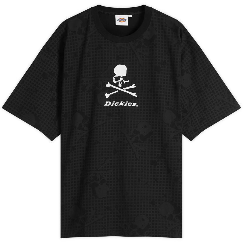 Majica kratkih rukava Mastermind WORLD MASTERMIND WORLD x Dickies Night Camo Printed T-Shirt, Size Large Crna | MJ25C14-TS215