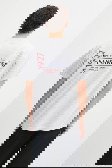 Majica kratkih rukava Sporty & Rich New York Yankees 1927 Graphic T-Shirt Siva | TO043623633GY03, 0