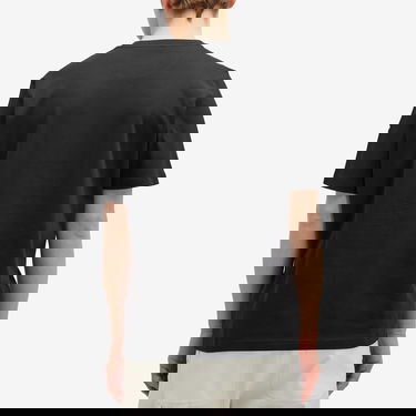 Majica kratkih rukava Moncler Cotton Jersey T-Shirt with Logo Patch Crna | 8C000-11-89AJS-999, 3