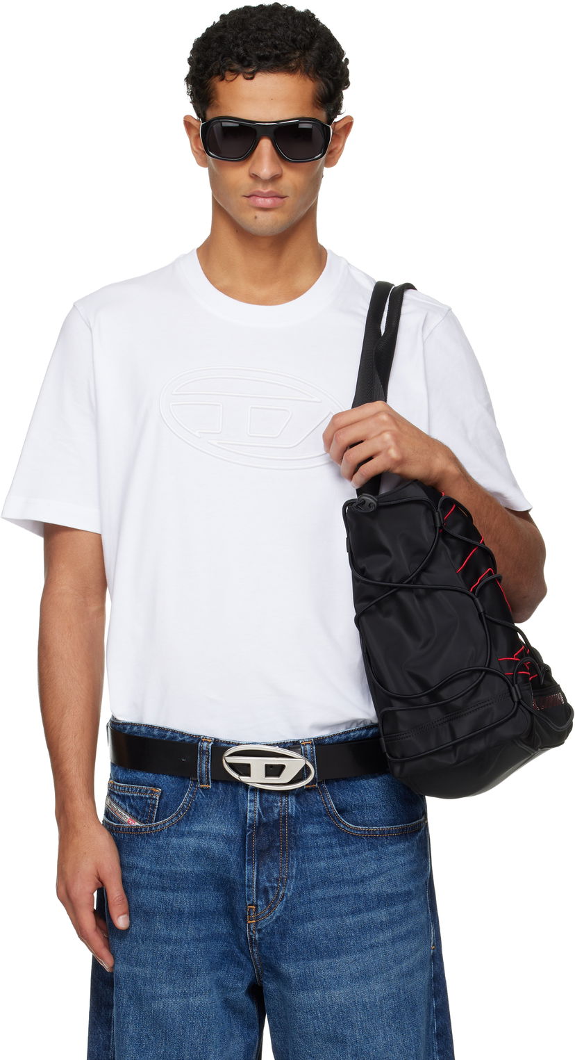 Majica kratkih rukava Diesel T-Adjust-Bigoval T-shirt Bijela | A17402-0NJBM-100