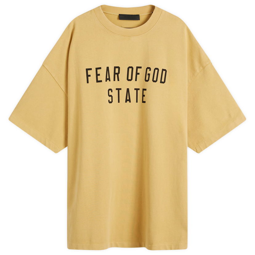 Majica kratkih rukava Fear of God Essentials Heavy Crewneck T-Shirt Žuta | 125BT242003F