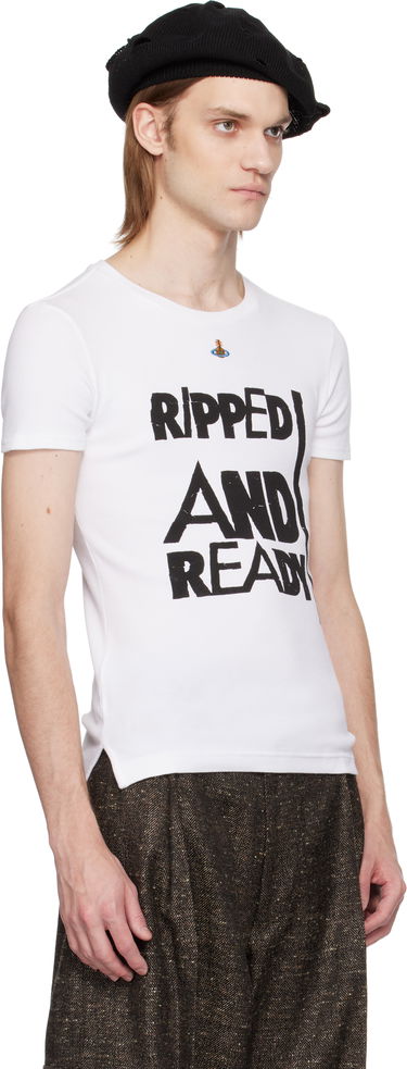 Majica kratkih rukava Vivienne Westwood Vivienne Westwood 'Ripped & Ready' T-Shirt Crna | 3G01003I-J009C-, 4