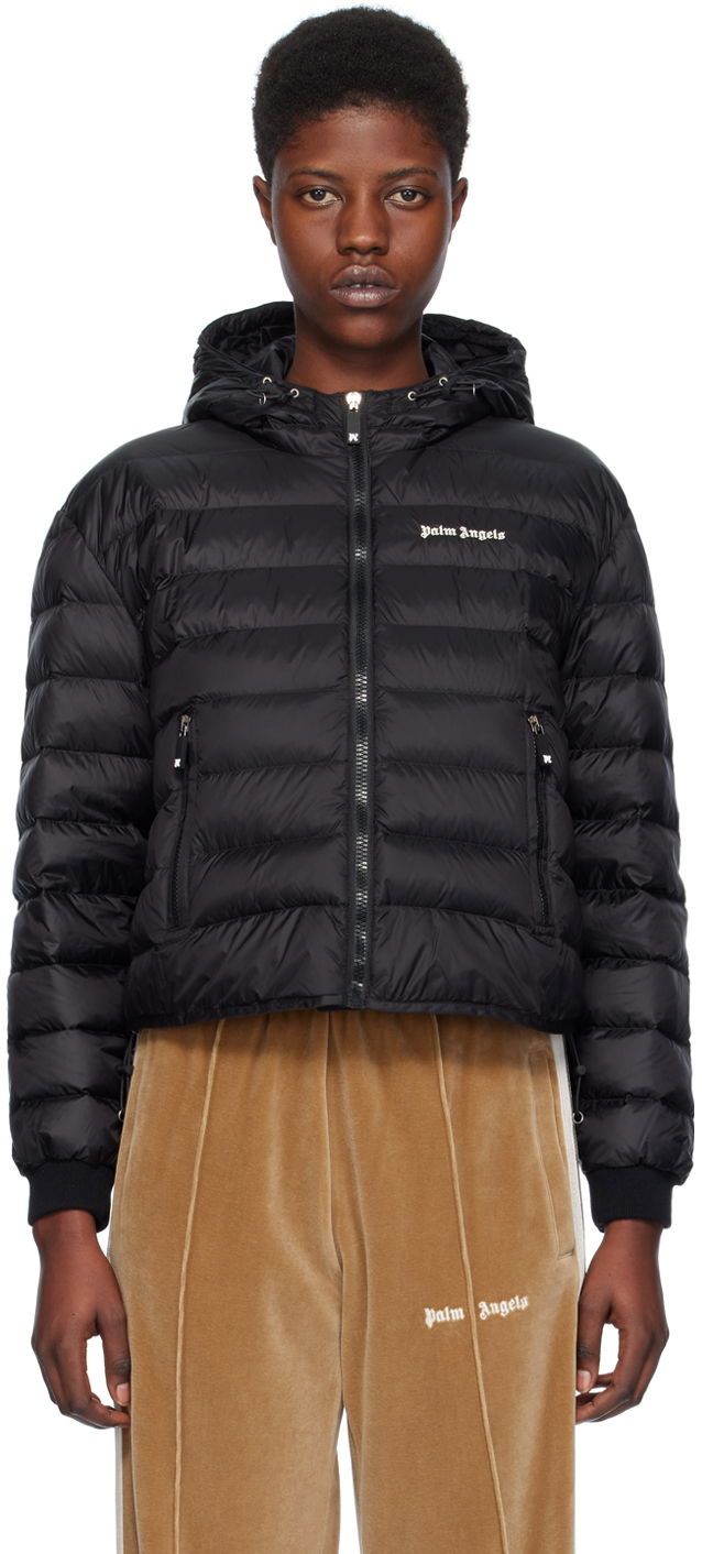 Jakna Palm Angels Quilted Down Jacket Crna | PWED026S24FAB0011003