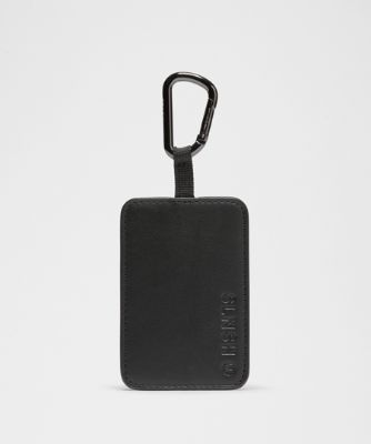 Privjesci za ključeve lululemon Leather Alternative Tag with Carabiner SLNSH Collection Crna | prod11870532, 4