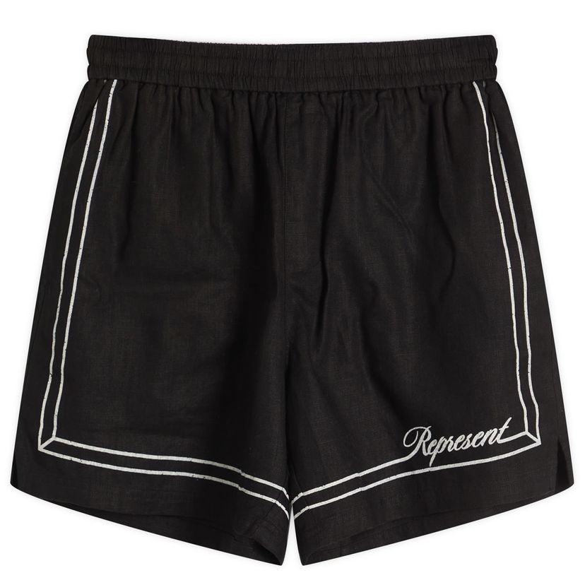 Kratke hlače Represent Clo Represent Border Vacation Shorts Crna | MLM100299-01