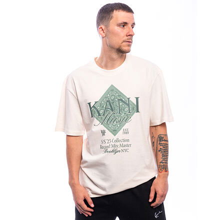 Majica kratkih rukava Karl Kani Karl Kani Music Paisley Print T-Shirt Bež | KK-PD00005356
