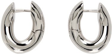 Naušnice Balenciaga Loop XXS Earrings Siva | 656263 TZ99S, 0