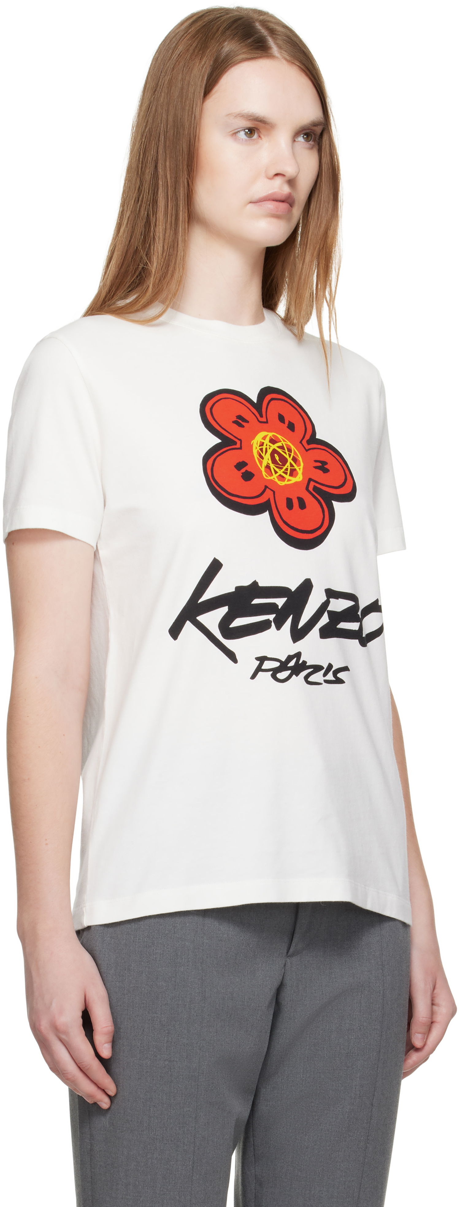 Majica kratkih rukava KENZO Kenzo Paris Futura 2000 Edition Loose T-Shirt Bijela | FF62TS3564SG, 1