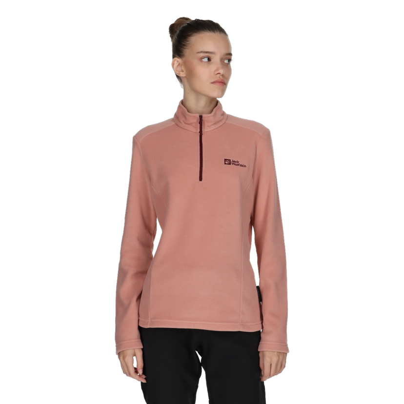 Dukserice Jack Wolfskin Fleece Top Half-Zip TAUNUS Ružičasta | 1709532-2949