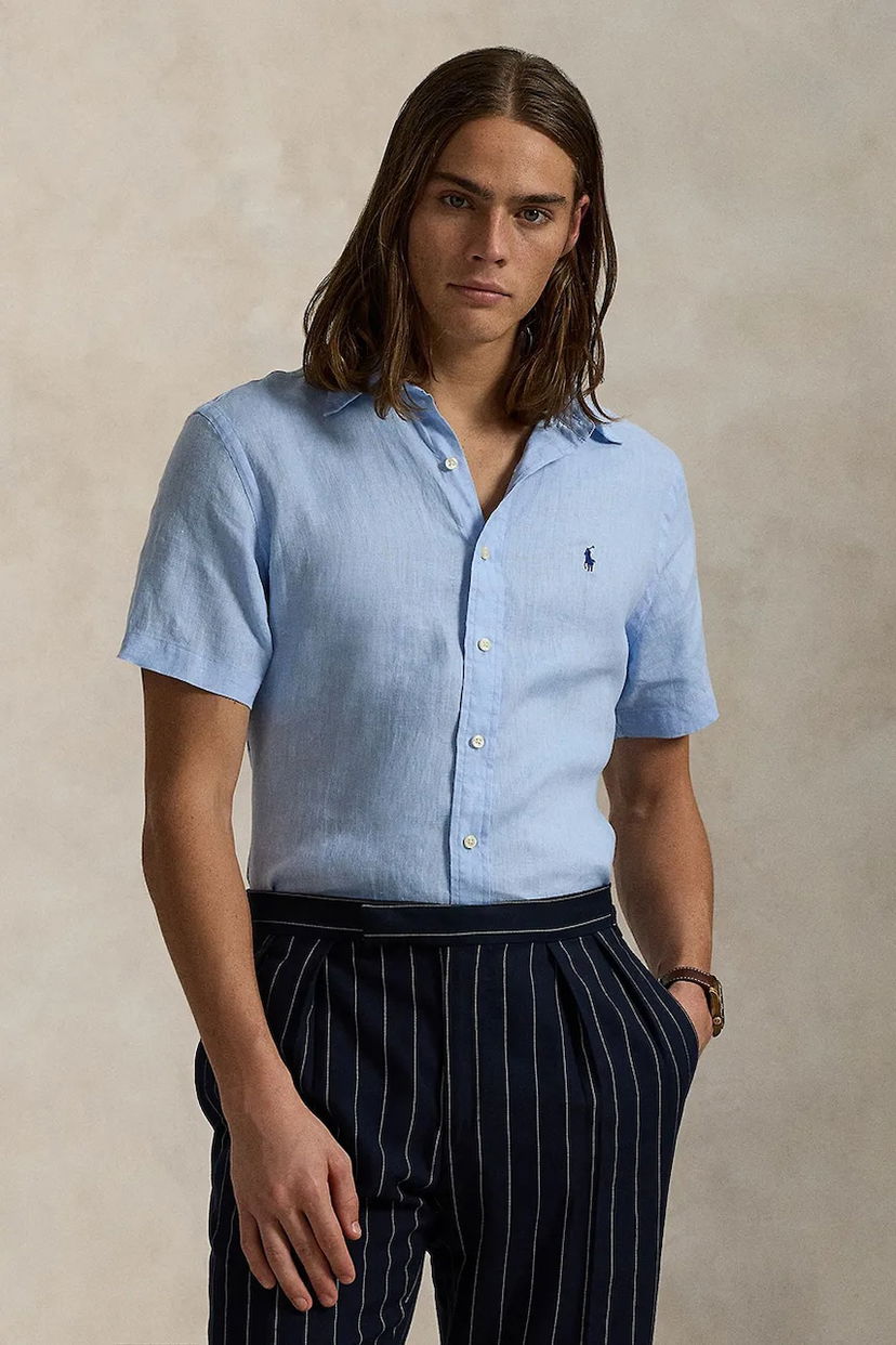 Košulja Polo by Ralph Lauren Polo Ralph Lauren Sport Shirt, Button-Down, Regular Fit Plava | 710968912