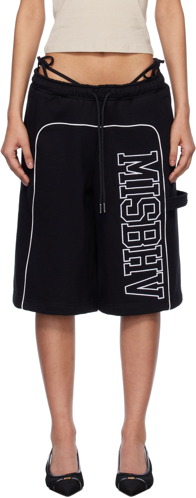 Kratke hlače MISBHV MISBHV Spring Breakers Shorts Crna | 250W350