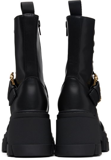 Tenisice i cipele Versace Versace Jeans Couture Baroque Buckle Drew Boots Crna | E79VA3S86_E71570, 1