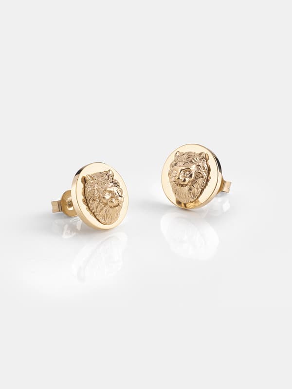Naušnice GUESS “Lion King” Earrings Metalik | JUME01319JW, 0
